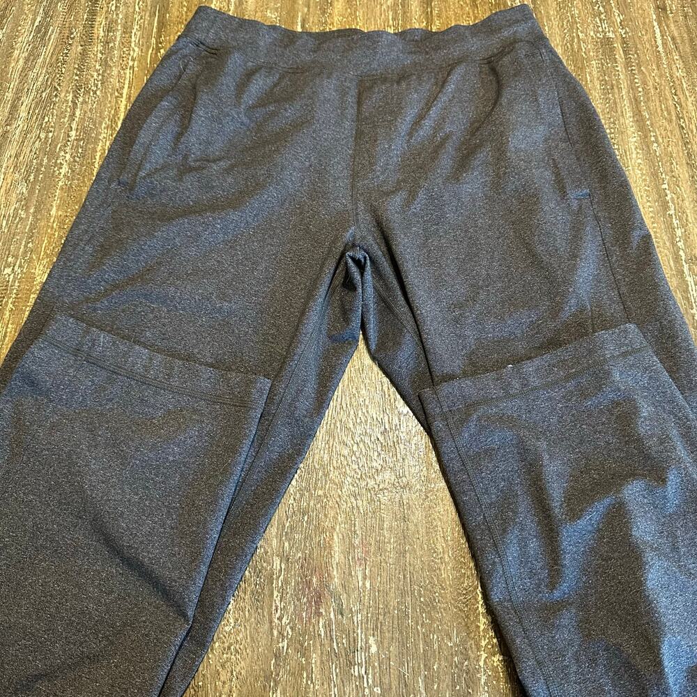 Lululemon Performance Wide Leg Kung Fu Pants Athleisure Lounge Gray Mens Size L